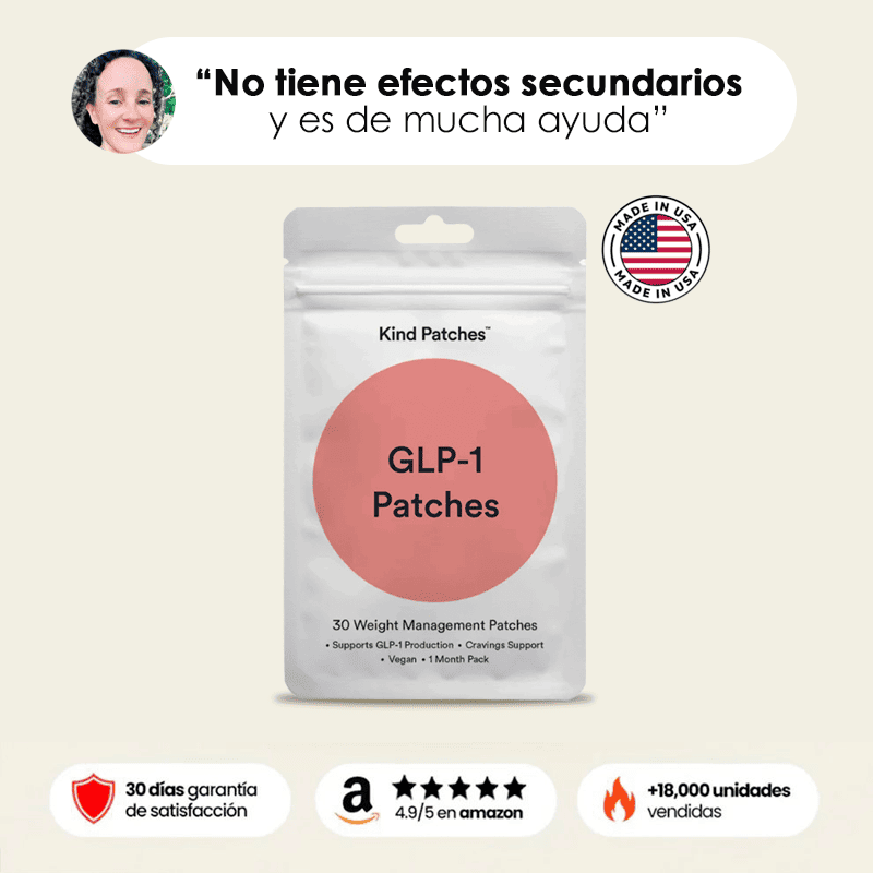 Parches GLP-1 (para Controlar tus Antojos y la Ansiedad por Comer)